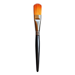 Classic Wooden Paintbrush with Soft Bristles and Natural Wood Handle Paintbrush for Painting and Craft, isolated on a transparent background, png