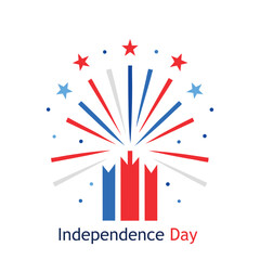 independence day fireworks illustration
