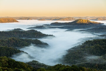 Sunrise over Mountains