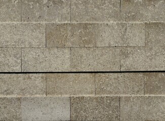 Granite blocks wall close up texture