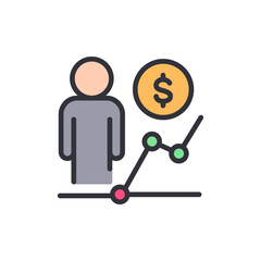 Investor Performance Showing Profits And Successful Financial Growth