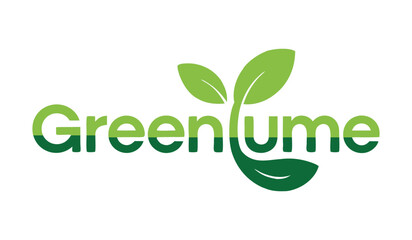 Greenlume logo featuring leaves and text