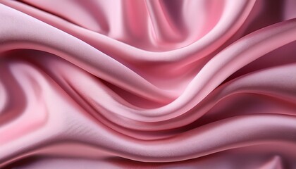 Obraz premium soft pink fabric draped in elegant swirls smooth texture and subtle light