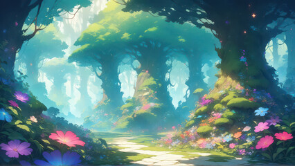 Mystical Forest Path