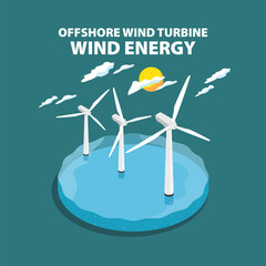 Offshore Wind Turbine Energy: How Clean Energy Works, Using an isometric design