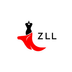 ZLL Letter Initial Logo Design Vector Illustration
