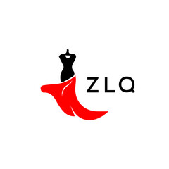 ZLQ Letter Initial Logo Design Vector Illustration