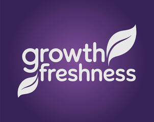 Growth Freshness logo featuring leaves and sprouting plants.