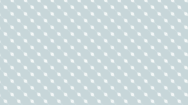 Simple seamless rhombus pattern on a light blue background