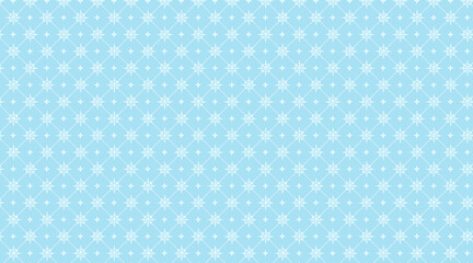 Festive light blue seamless pattern with abstract starburst and dots