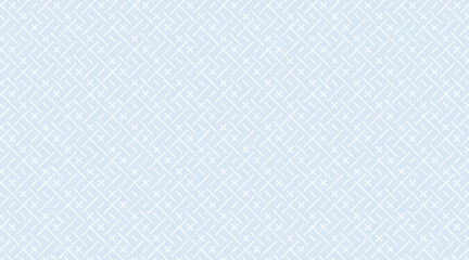 Minimalist Geometric Lattice Pattern in Light Blue