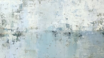 Fototapeta premium Abstract Blue and White Textured Art Painting Background for Design Projects