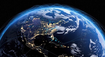 Global Network Connectivity The Interconnected World of Tomorrow Vision