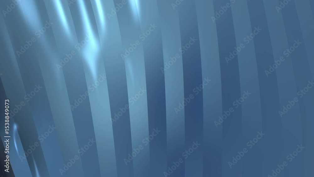 Poster background video featuring vertical blue stripes with subtle variations in shade and intensity. shim
