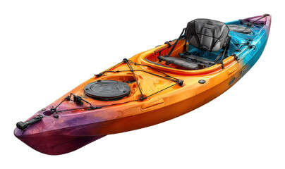 Kayaking adventure scenic lake outdoor activity vibrant environment aerial thrill of water sports cut out png