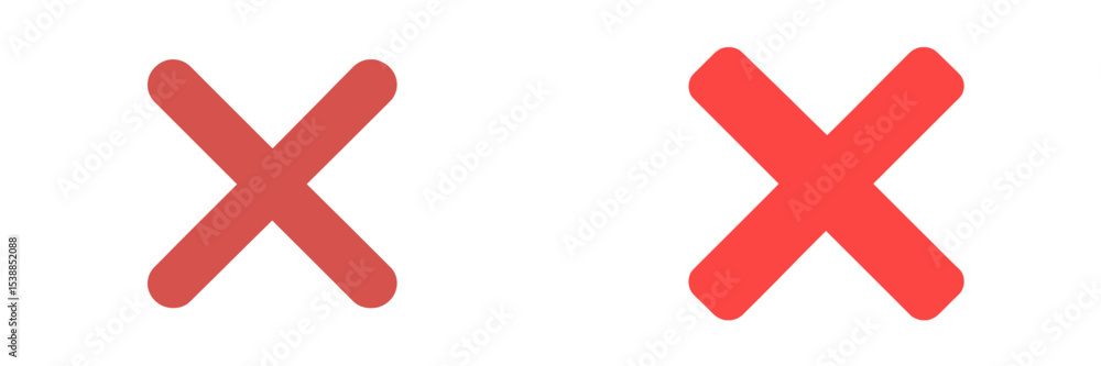 Poster simple red cross symbols used in designs and digital graphics