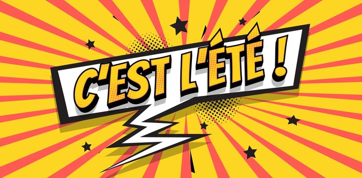 c'est l'&eacute;t&eacute; bulle bd rouge