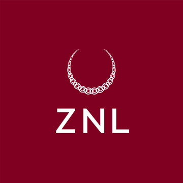 ZNL logo design vector template