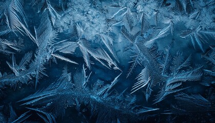 ice winter grunge texture dark blue background