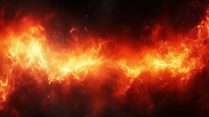 Obraz premium Intense Fiery Abstract Background: Dynamic Flame Textures for Graphic Design, Web Banners, and Digital Art