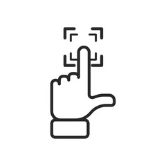 Security line icon elements. Contains secure payment, encryption, safety, insurance, data protection, detector, sensor, locked, password and cyber security icons. Solid icon collection.