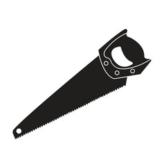 saw silhoutte vector design illustration