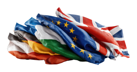 Flags of europe in unity international relations studio symbolism cut out png