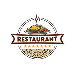 vector illustration of a restaurant menu