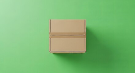 parcel box green screen