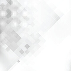 Modern White and Grey Square Pattern background