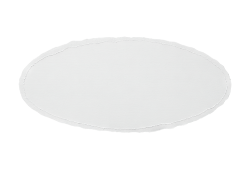 Torn white paper oval shape with rough edges isolated on PNG backdrop, torn, paper, white, oval, shape, rough, edge, isolated, background, texture, scrapbook, design, element, grunge, textured, card,