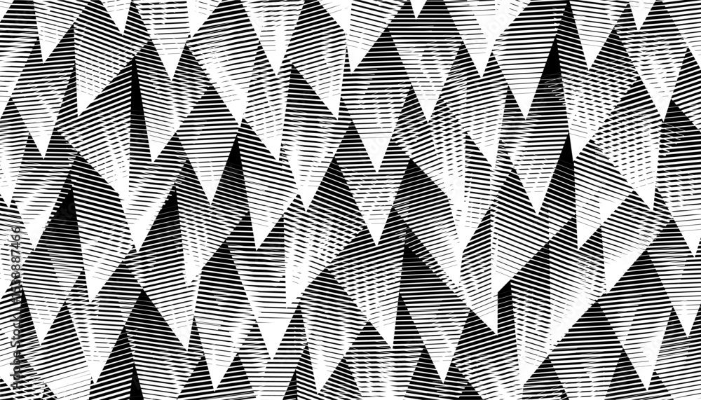 Poster black and white abstract and grunge pattern with lines. modern vector background. fully editable vec
