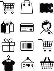 Shopping and Commerce Icons