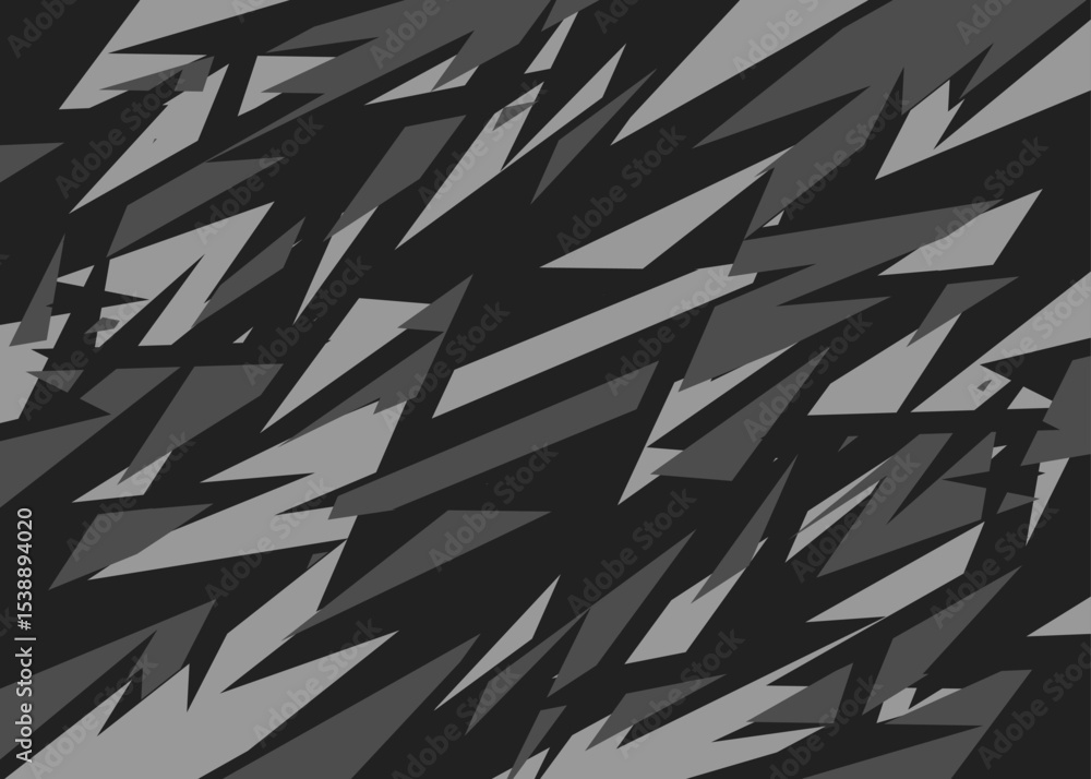 Aufkleber Abstract background with seamless sharp and slash line pattern. Raw scratch pattern