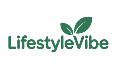 Fototapeta premium Lifestyle Vibe Logo Featuring Healthy Living Concept