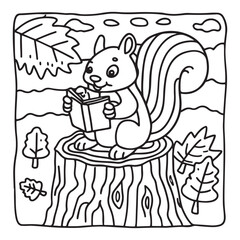 Little Cuddles – Bold and Easy Coloring Pages | Fun & Adorable Designs | Line art vector illustration | Cute and Comfy Coloring Page | Little Cuddles Animal coloring page