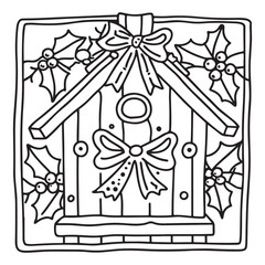 Little Cuddles – Bold and Easy Coloring Pages | Fun & Adorable Designs | Line art vector illustration | Cute and Comfy Coloring Page | Little Cuddles Animal coloring page