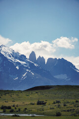 Vista Panoramica Torres del Paine, Patagonia Chilena