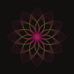 Tie Dye Twist Vector Pink Ink Background Hypnotic Dip Dyed Textile  04