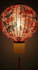Floral Chinese Lantern