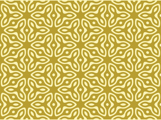 Floral ornament seamless pattern