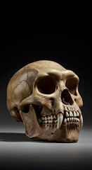 Hominid Skull Fossil Anatomy