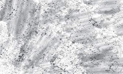 Abstract White and Gray Grunge Texture Background with Brush Strokes and Splatter