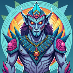 dragon head with wings