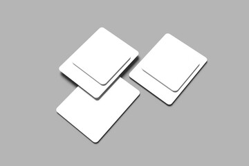 Minimal Social Media UI Mockup for showcasing your design to clients