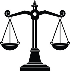Scales of Justice Symbol of Law, Balance, and Equality