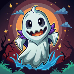 halloween witch with pumpkin