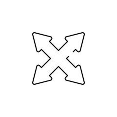 Scalling icon design with white background stock illustration