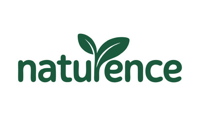 Plantique Logo Featuring Green Leaves, Evoking Natural Growth