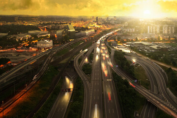 Schweiz, Basel, Baselstadt, Basel-City, Nordwestschweiz, Rhein, M&uuml;nster, Markthalle, Stadtbild, Morgenstimmung, Morgenrot, M&uuml;nsterkirche, Sonnenaufgang, Kircht&uuml;rme, Rochet&uuml;rme,